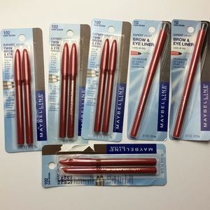 Maybelline Dark Brown Brow and Eye Liner lot